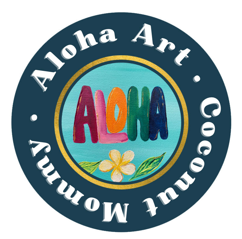 Aloha Art by Coconut Mommy logo